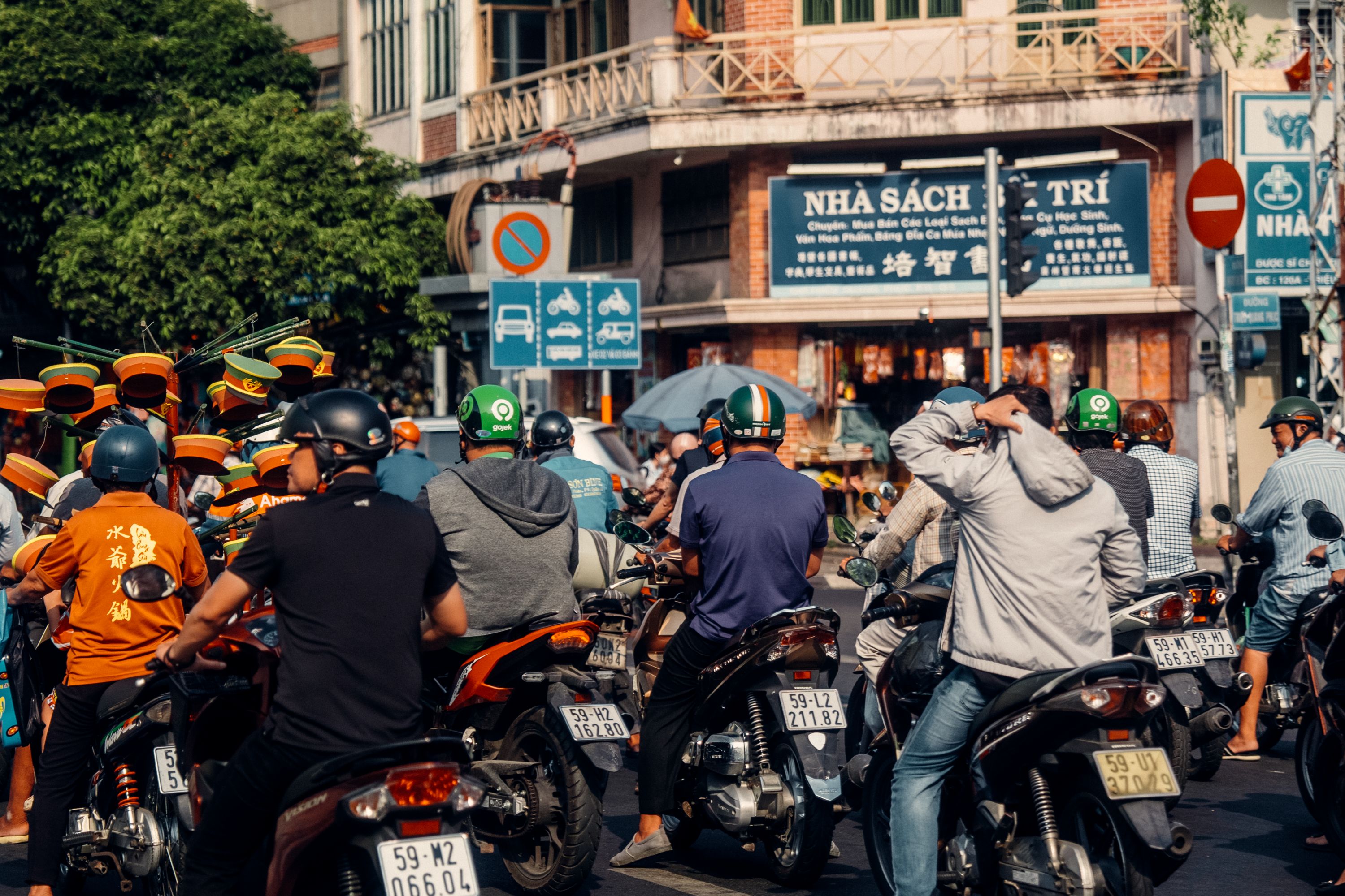 Traffic in Ho Chi Minh City, Vietnam