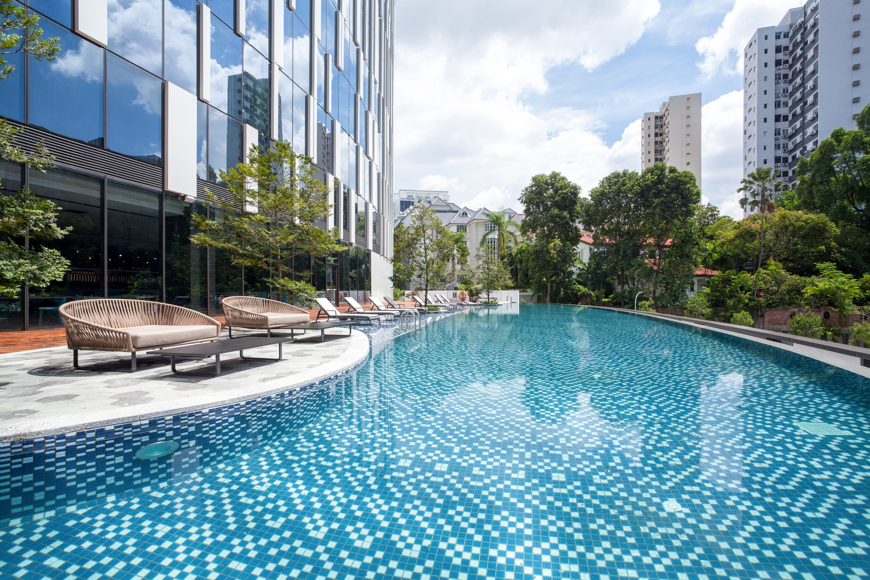 Pool at Novotel Singapore on Stevens