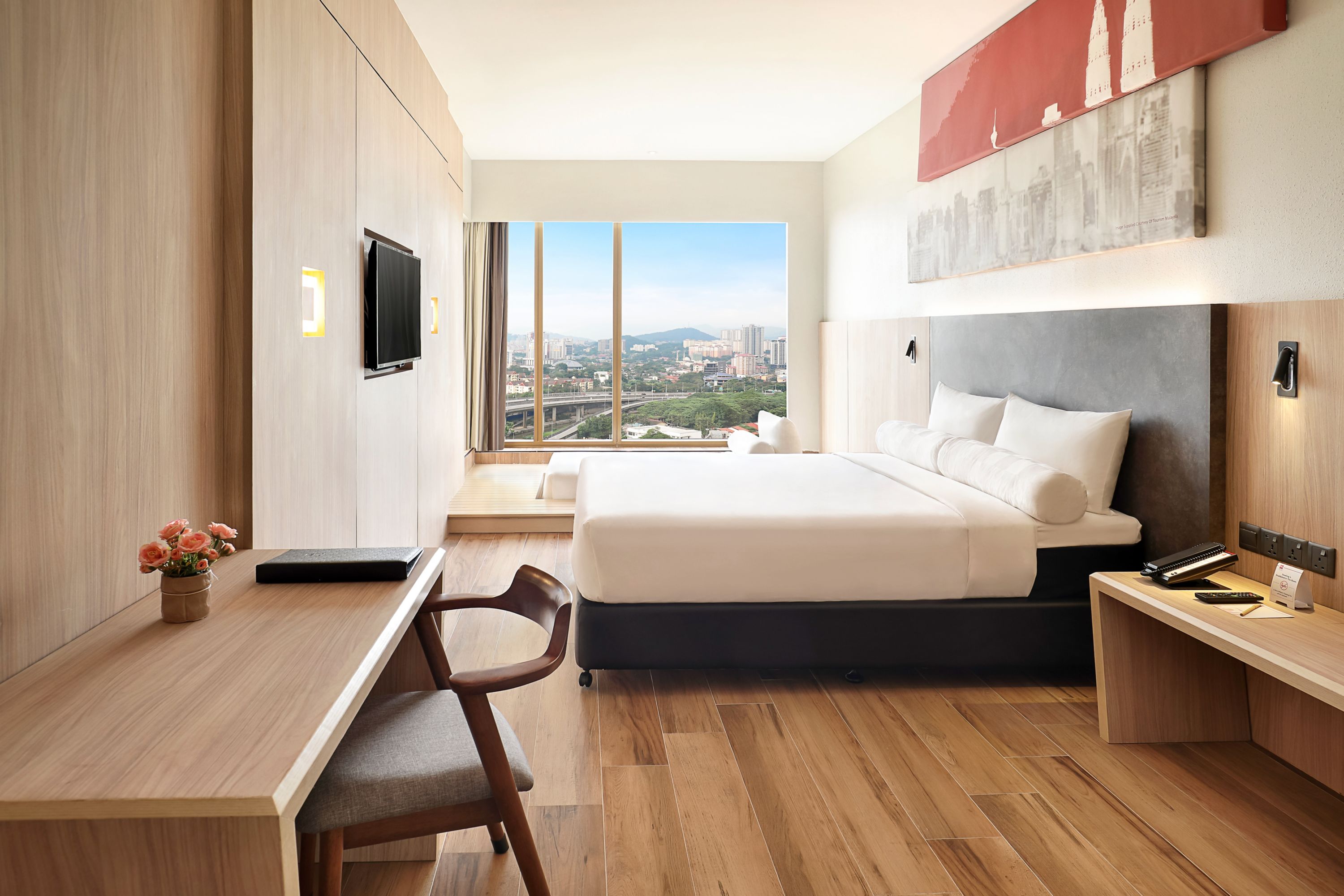 Guest room at ibis Kuala Lumpur City Centre