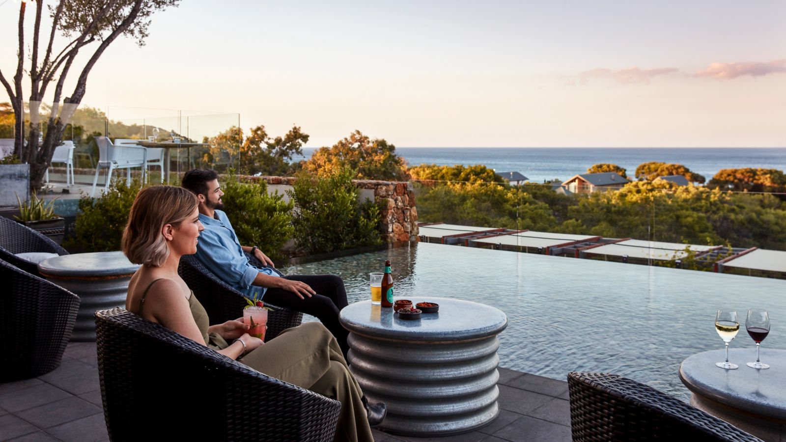 View across Margaret River region from Pullman Resort Bunker Bay