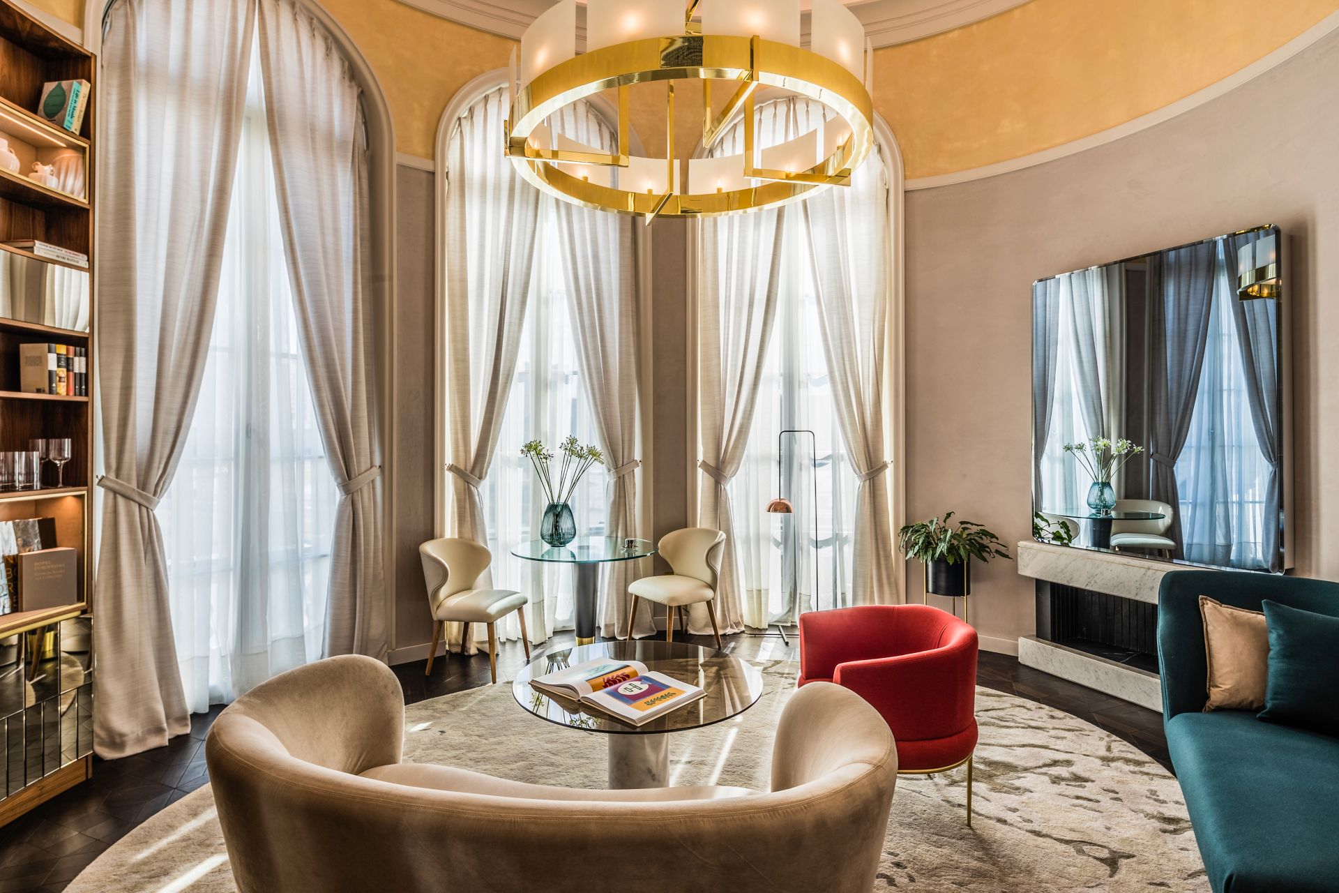 A suite at Raffles Europeksi Hotel in Warsaw, Poland