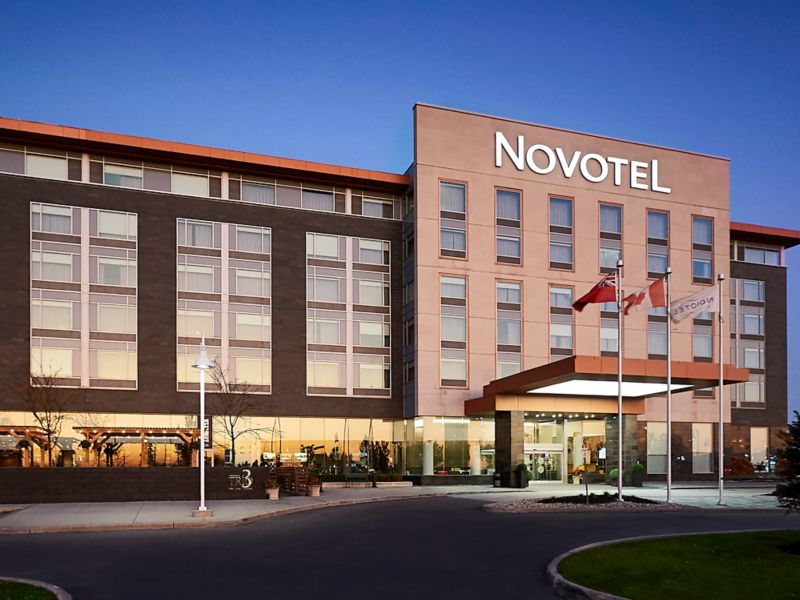 Novotel Toronto Vaughan Centre at Dusk, Canada