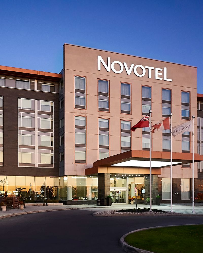 Novotel Toronto Vaughan Centre at Dusk, Canada