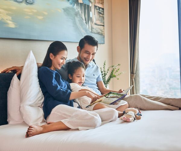 Family at Novotel Hanoi Thai Ha