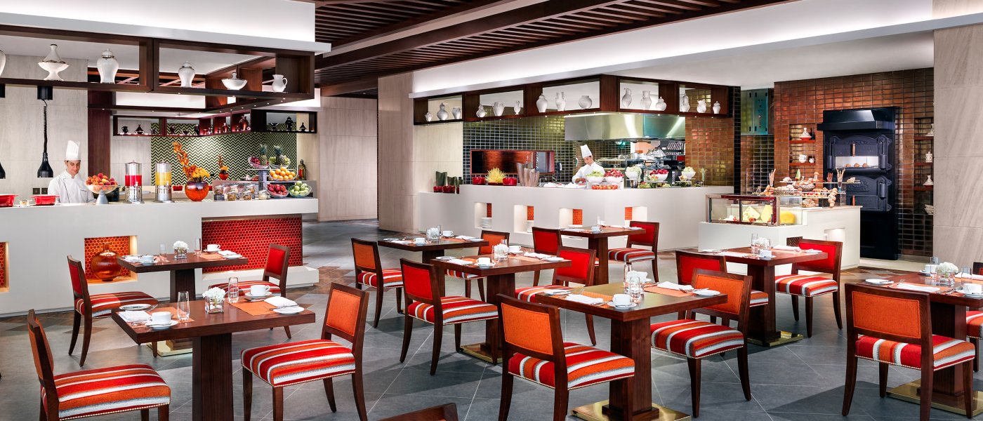Dining space at Fairmont Ajman
