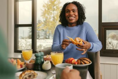 Breakfast in Louiza | lake Louise, Alberta