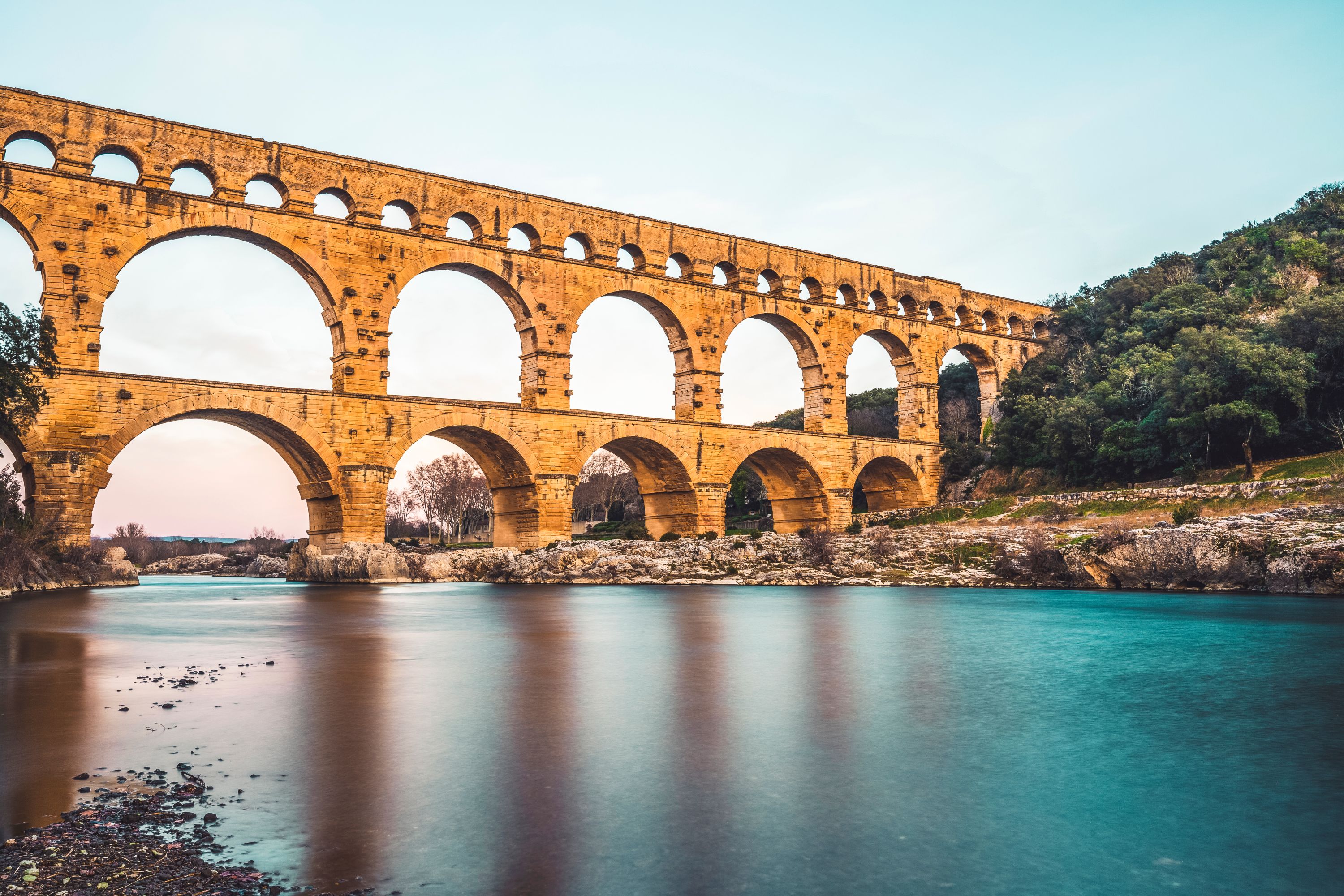Destination Vers Pont du Gard - France