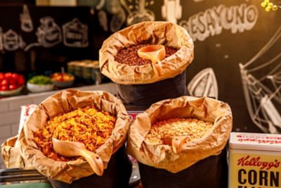 Nutrition-packed breakfast cereals at a Novotel hotel breakfast buffet