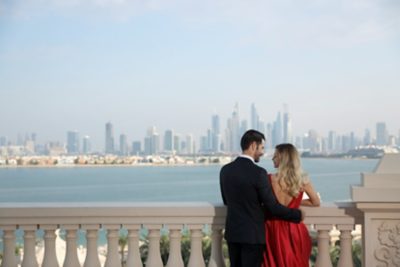 Des moments romantiques au Raffles The Palm Dubai