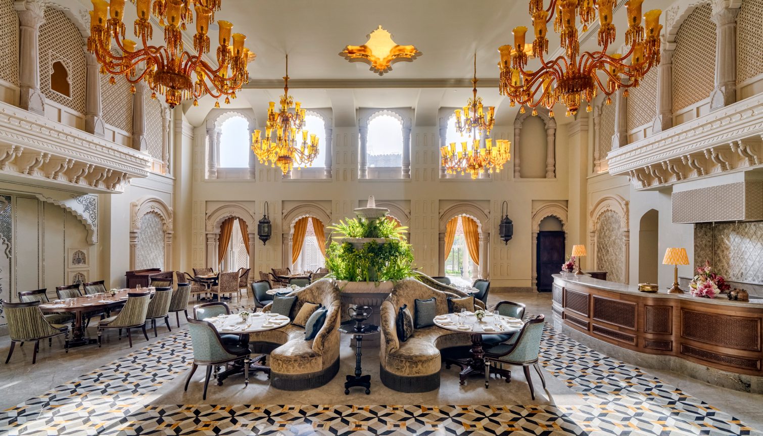 Grand event spaces at Raffles Jaipur