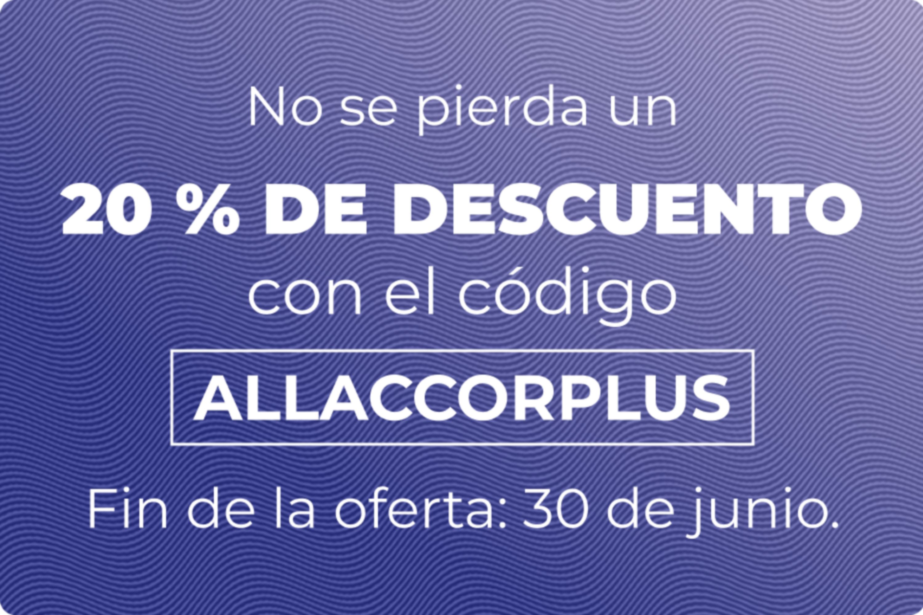 Ahorra un 20 % en tu suscripción antes del 30/6 con el código ALLACCORPLUS.