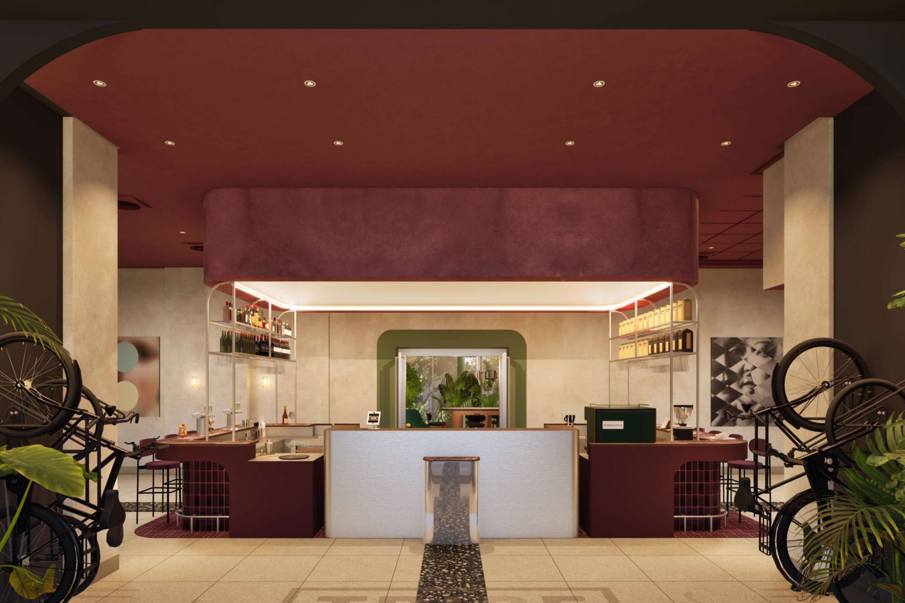 Stylish Bar at TRIBE Dusseldorf