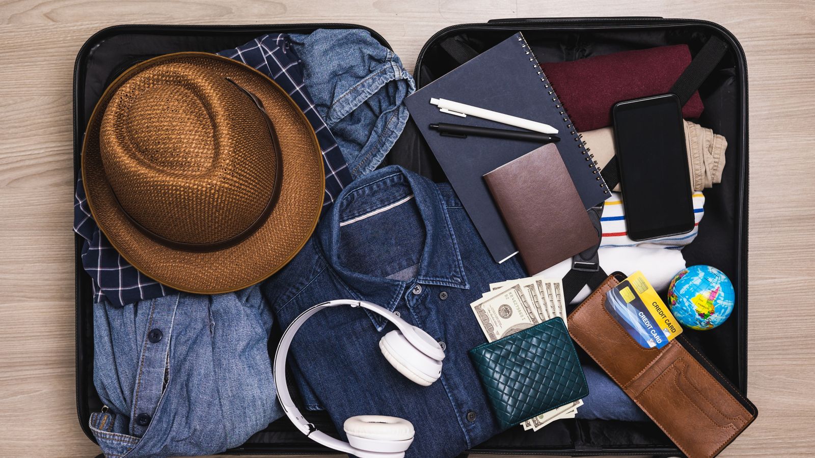 como organizar mala de viagem 