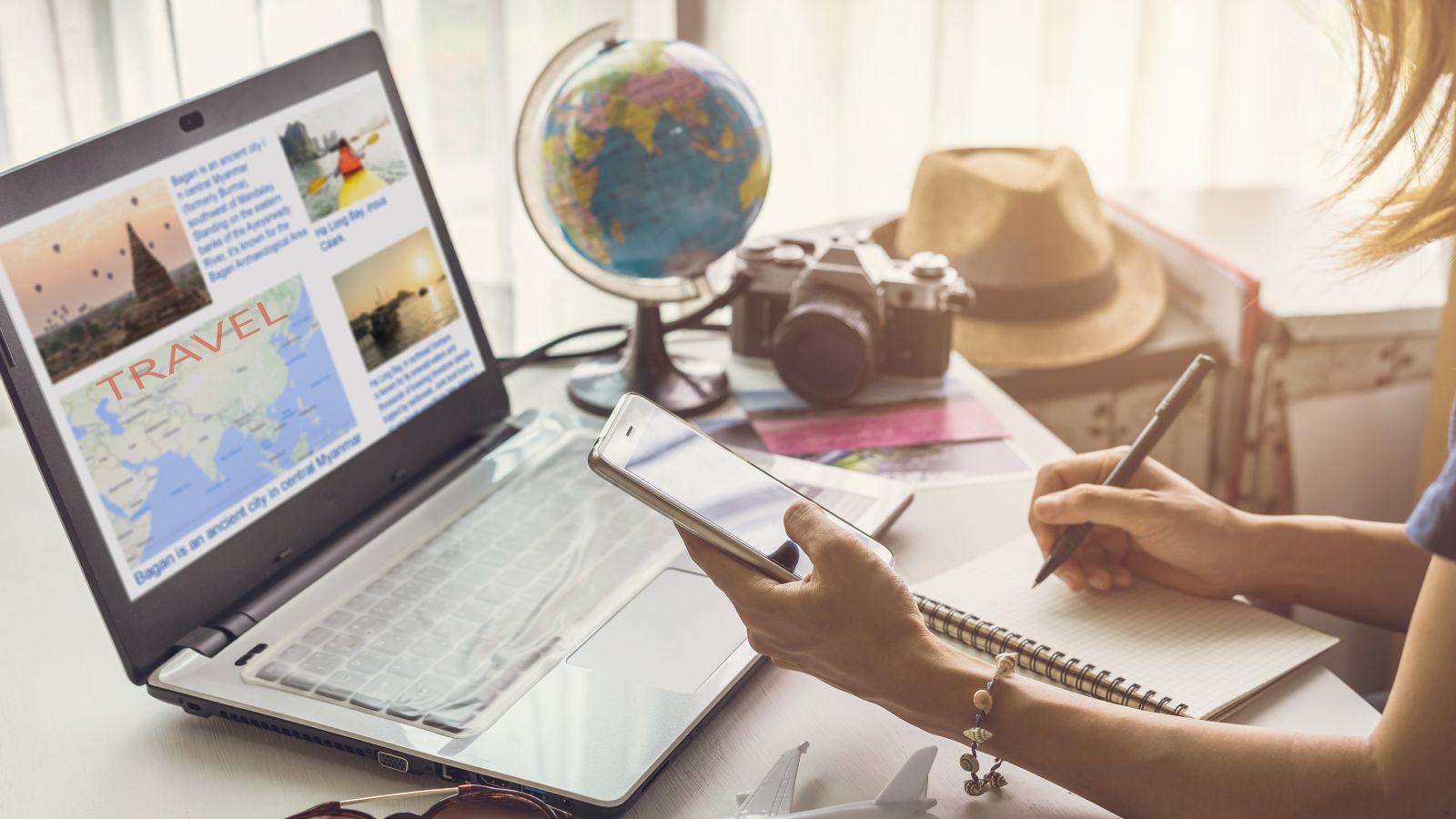 como planejar uma viagem