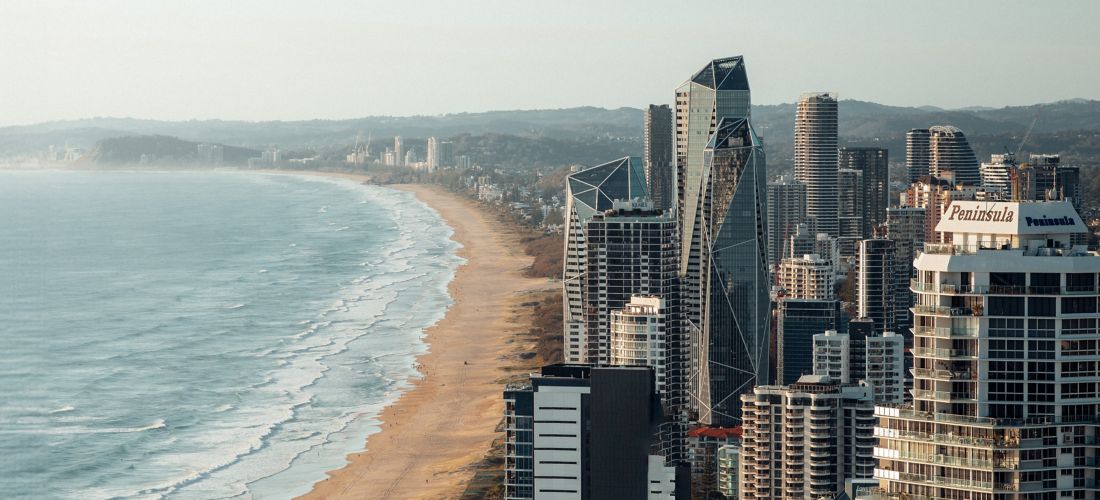 Surfers Paradise coastline