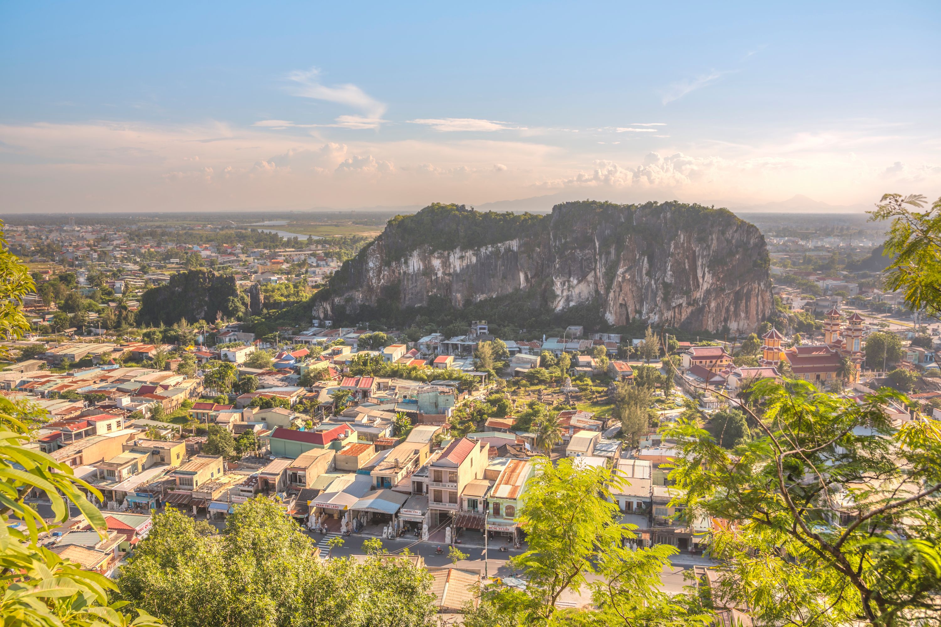 View of Da Nang City from Marble Mountains
