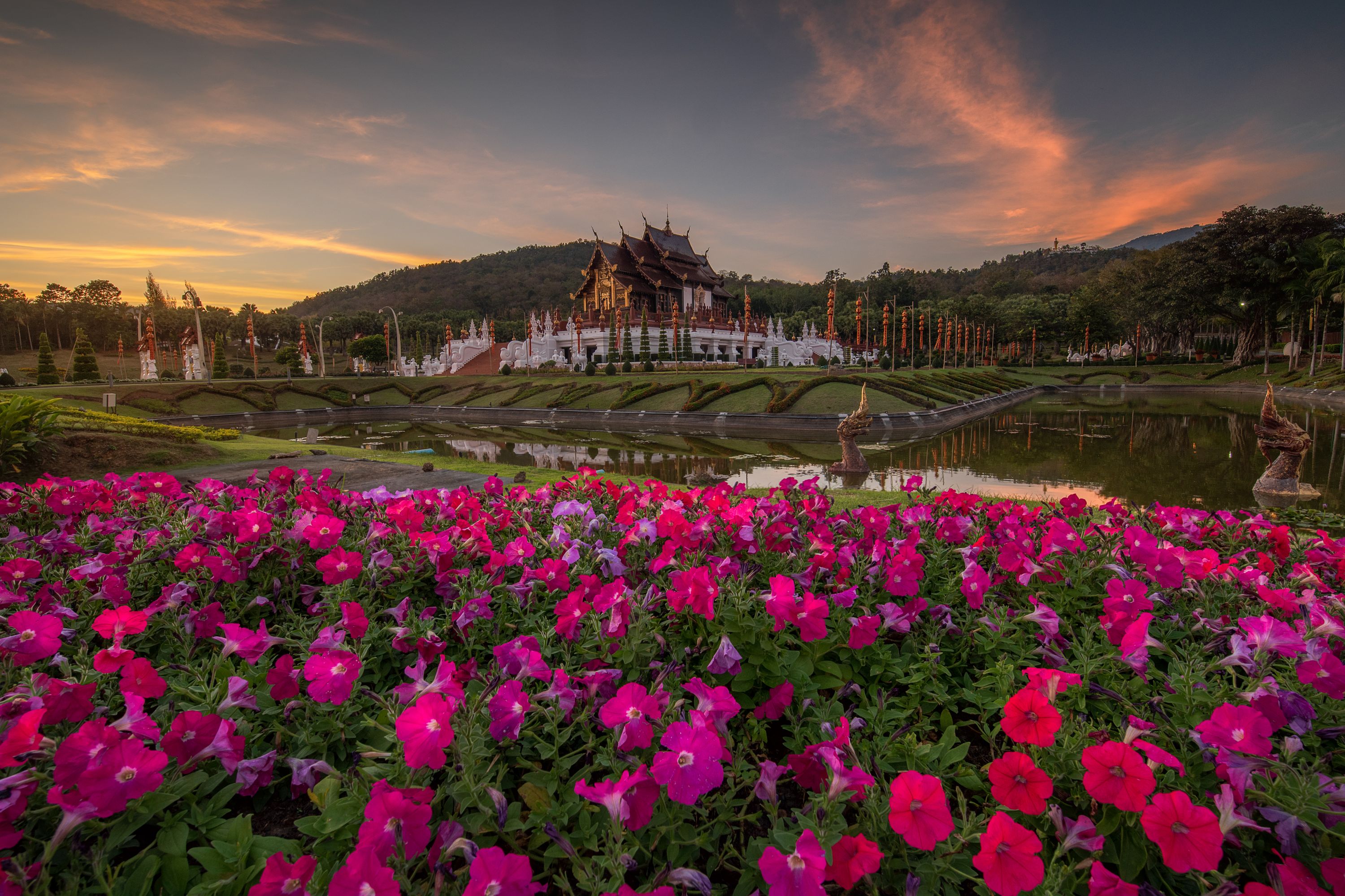 Garden located in Royal Park Rajapruek, Chiang Mai